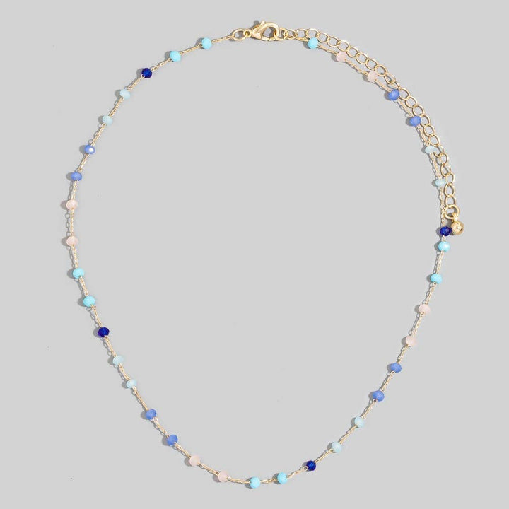 Assorted Dainty Bead Station Chain Necklace
