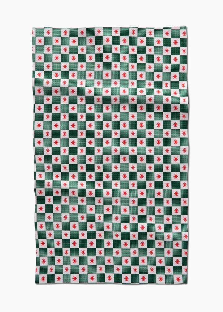 Jolly Grid Tea Towel