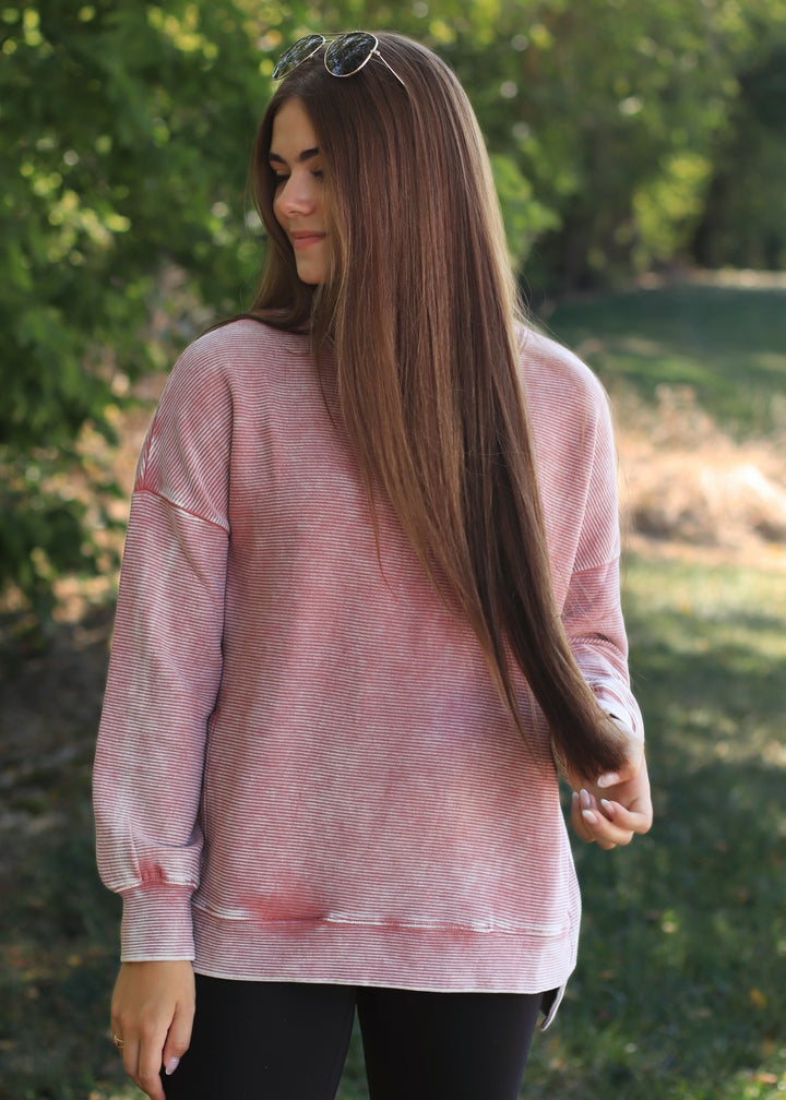 Winter Rose Pullover