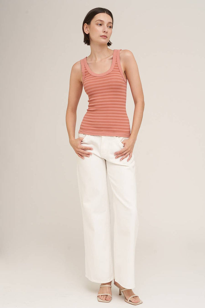 CLEARANCE FINAL SALE  Reversible Tank Top in Serene Blue