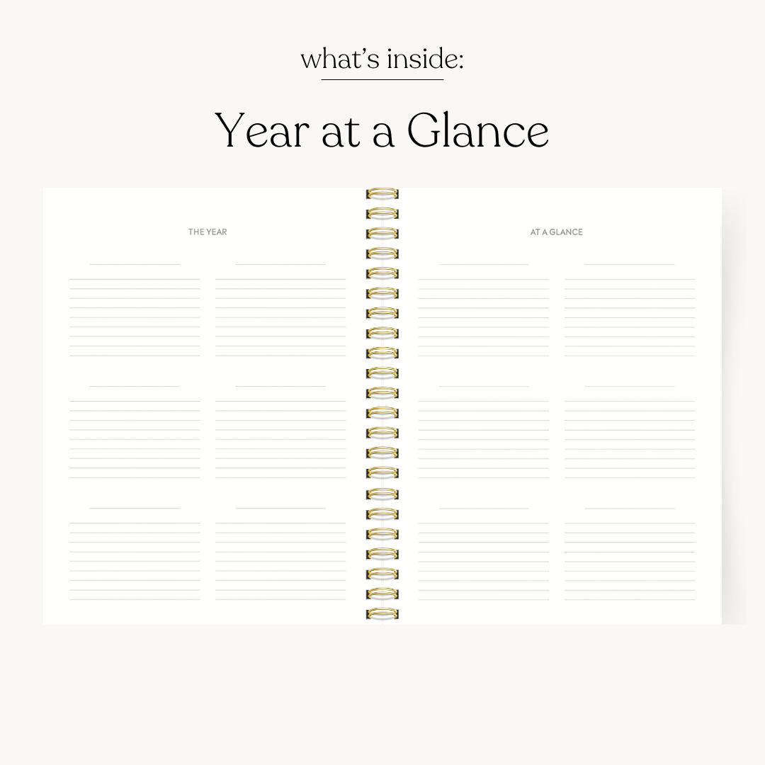 Floral Undated Planner