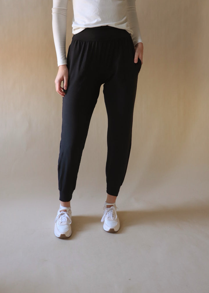 Butter Soft Joggers in Black