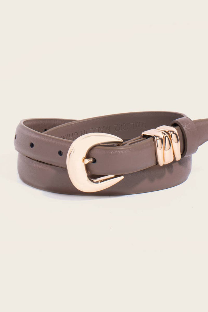 Skinny Fashionable Leather Belt