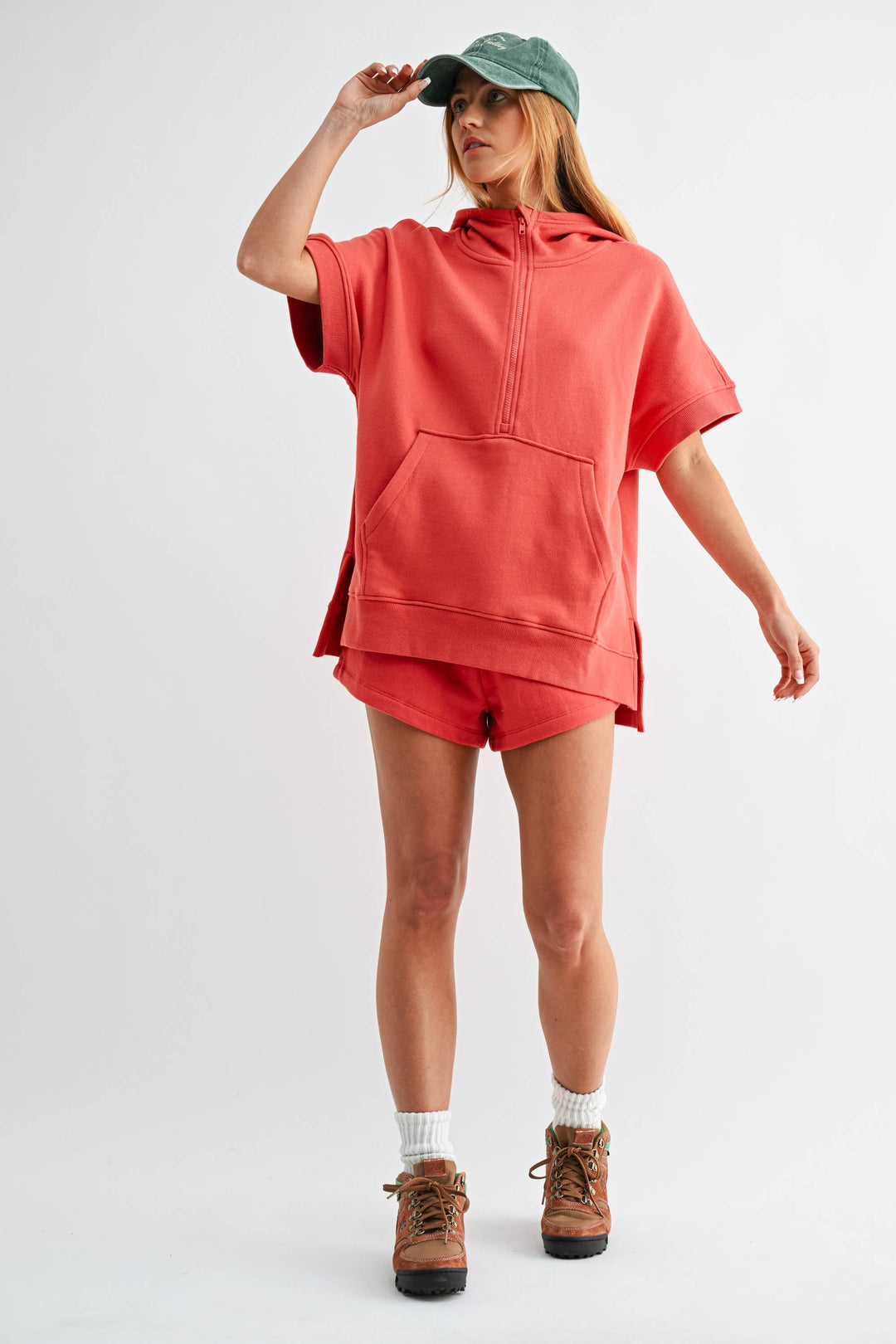 Malibu Lounge Shorts in Blushed Brick