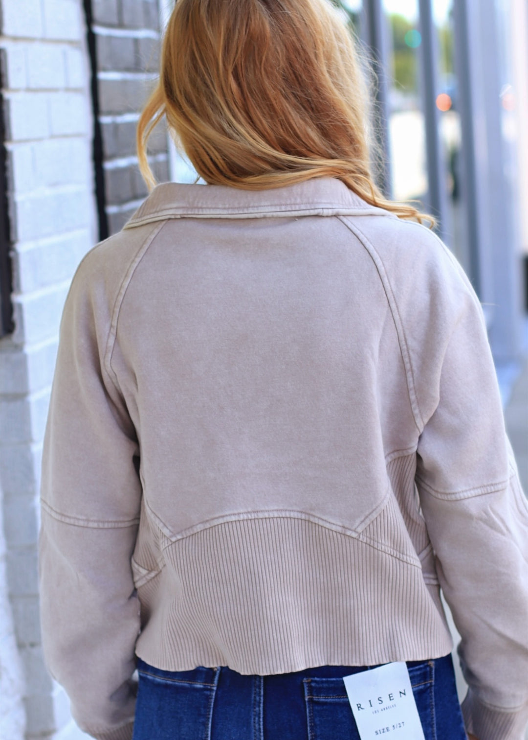 Peak Performance Pullover in Ash Mocha