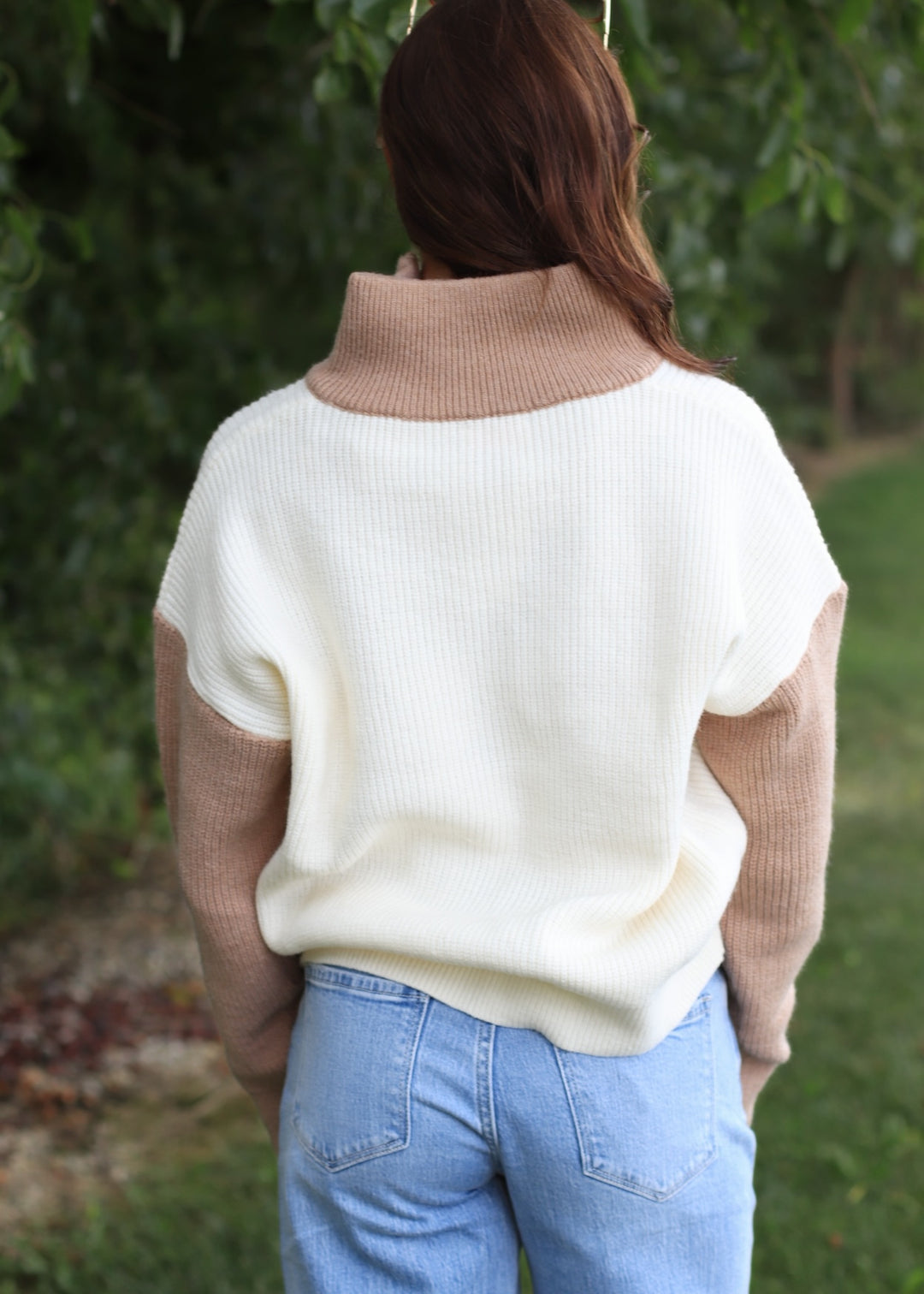 Everly Colorblock Half Zip Pullover