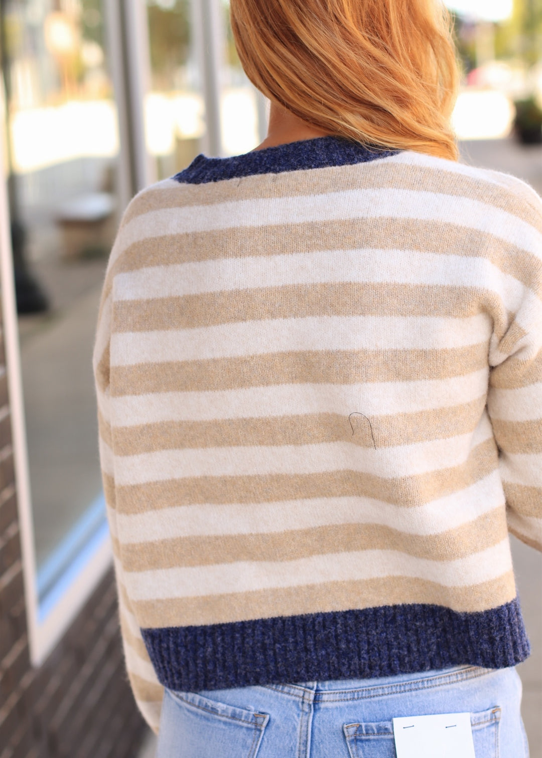 The Beckett Striped Knit Sweater