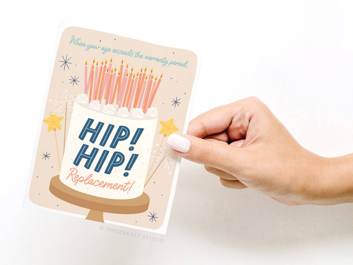 Hip Hip Replacement Greeting Card
