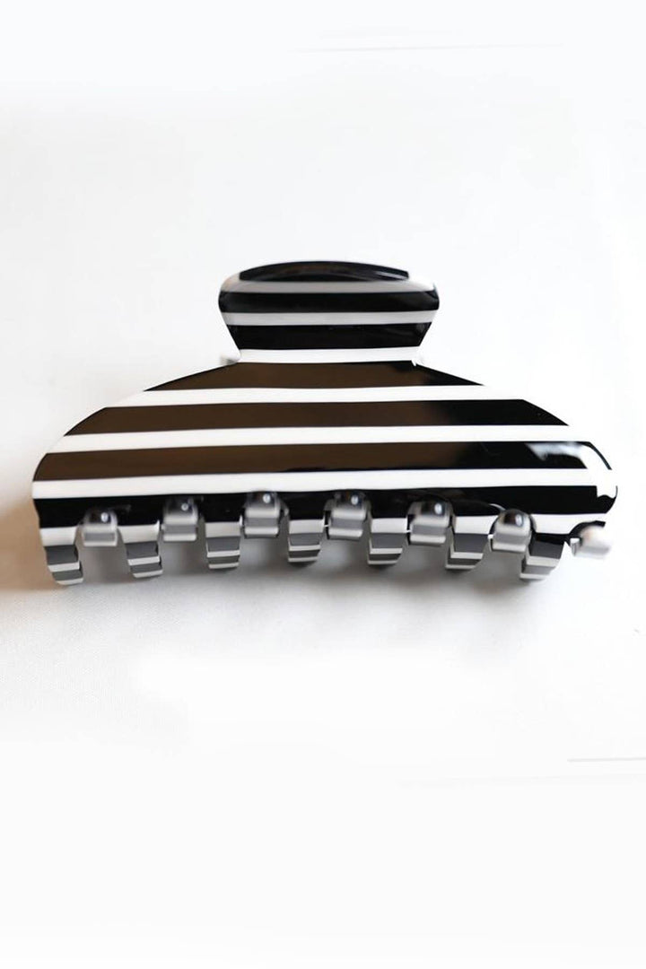 The Pinstripe Jumbo Hair Claw