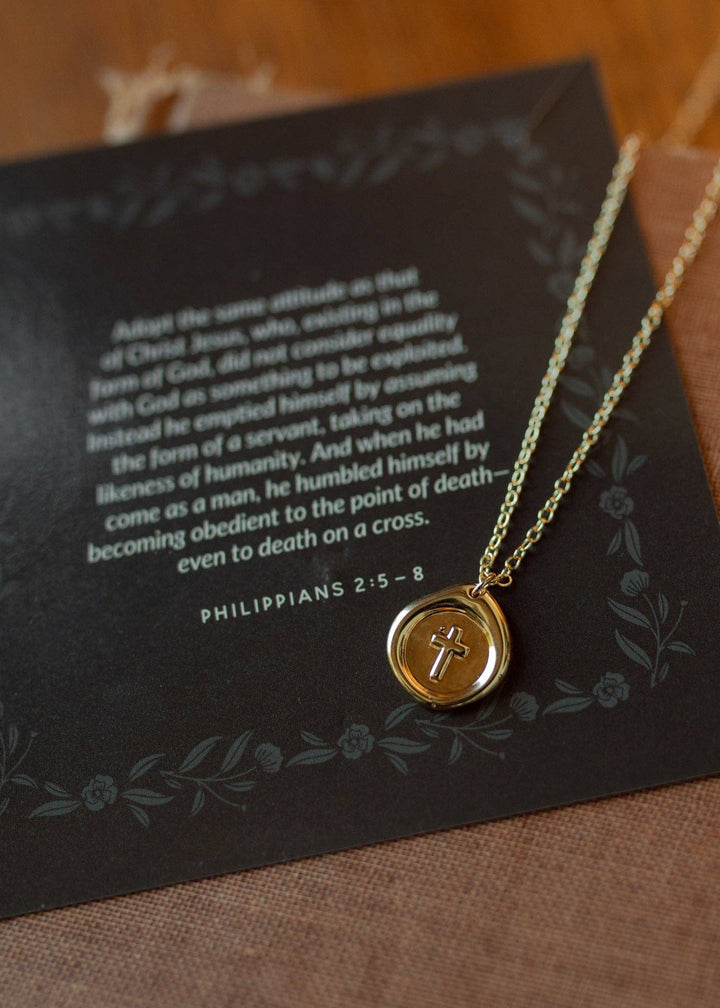 Sealed Cross Necklace