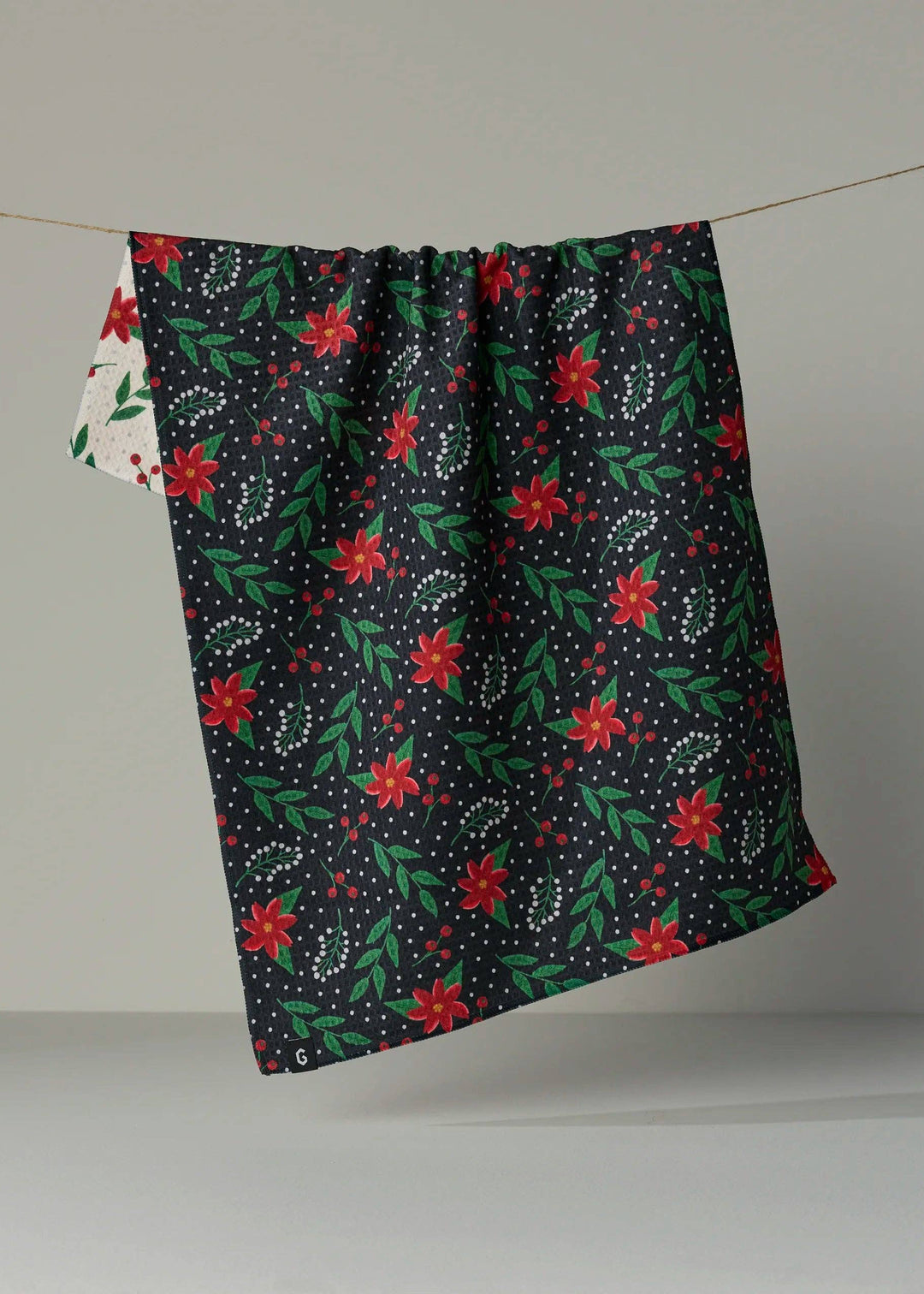 Winter Bloom Luxe Kitchen Towel - Holiday 2026