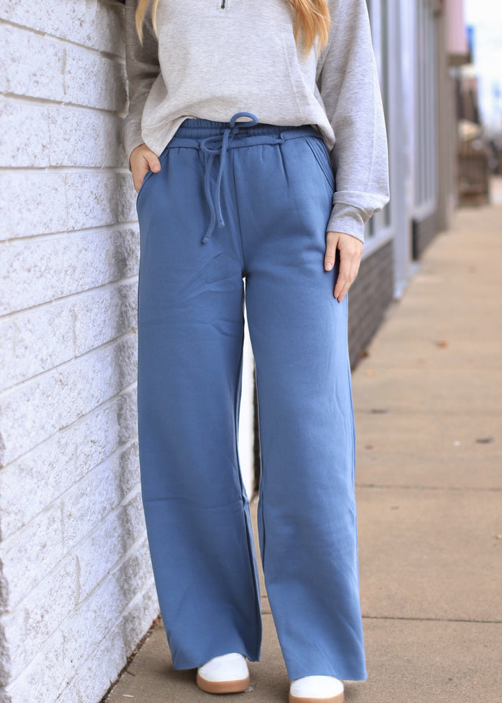 DOORBUSTER The Nest Lounge Pant - Dusty Blue
