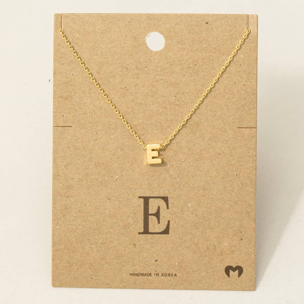 Initial Pendant Necklace