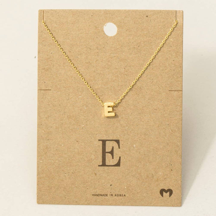 Initial Pendant Necklace