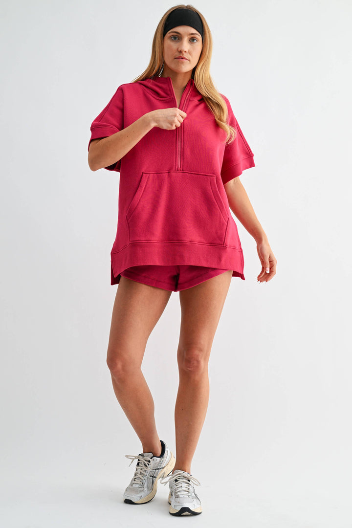 Malibu Lounge Shorts in Blushed Brick