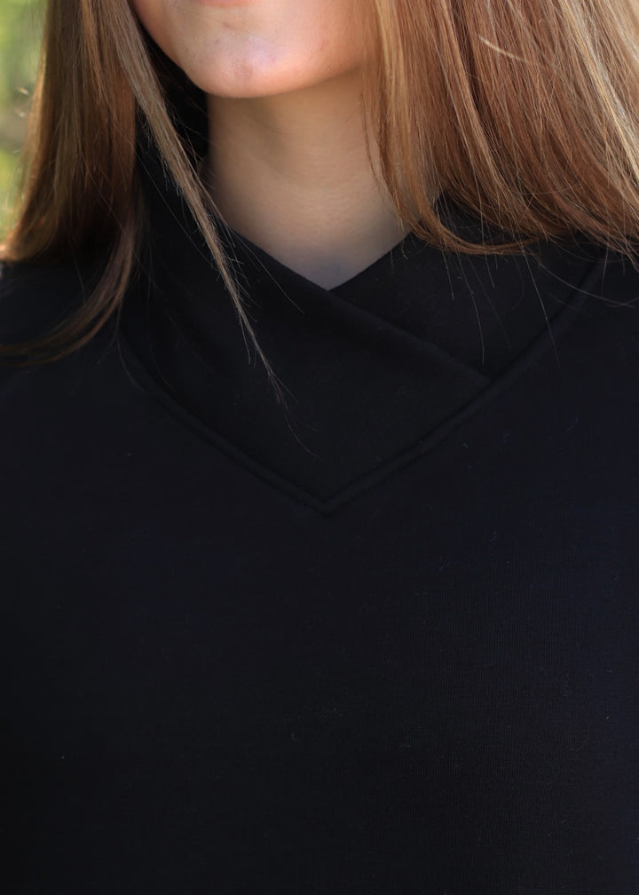 Hearthline Fleece Mock Neck Sweater