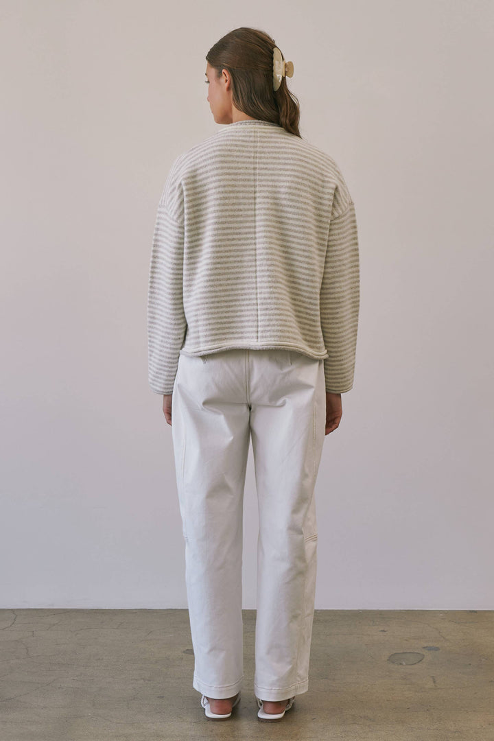Trina Stripe Contrast Layered Roll Neck Sweater