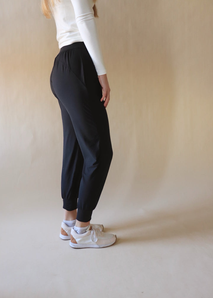 Butter Soft Joggers in Black