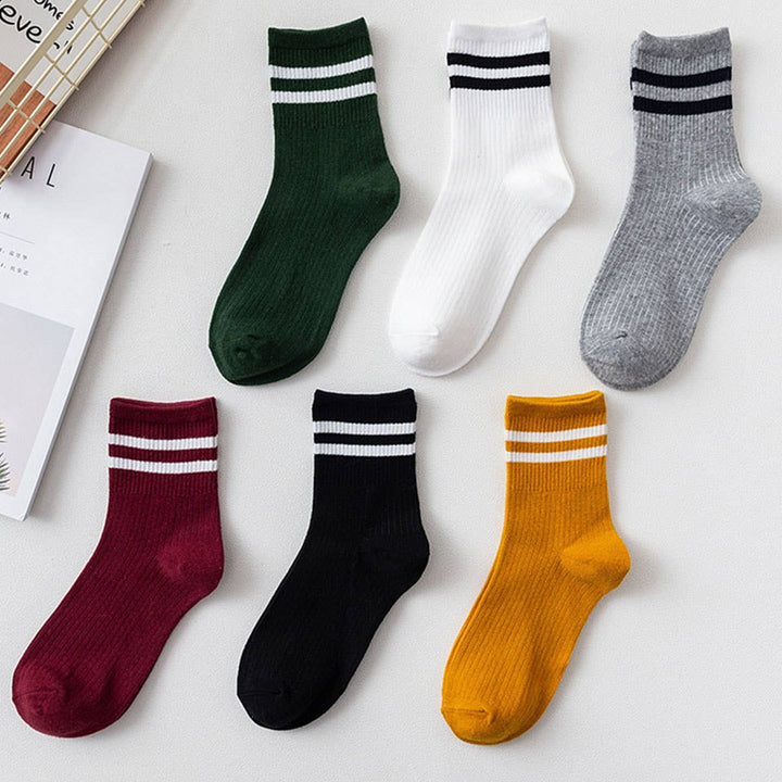 BASIC DAILY CASUAL SOCKS  KHAKIBLACK