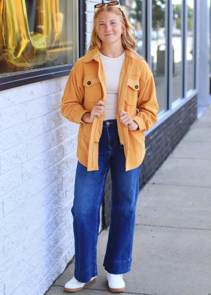 Honey Hue Fleece Jacket
