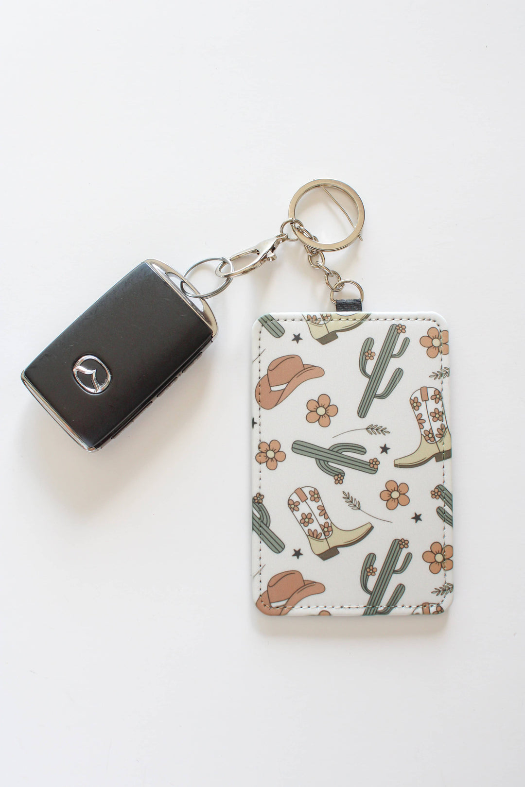 Card Holder with 2 Slots, Compact ID Holder for Work & Trave