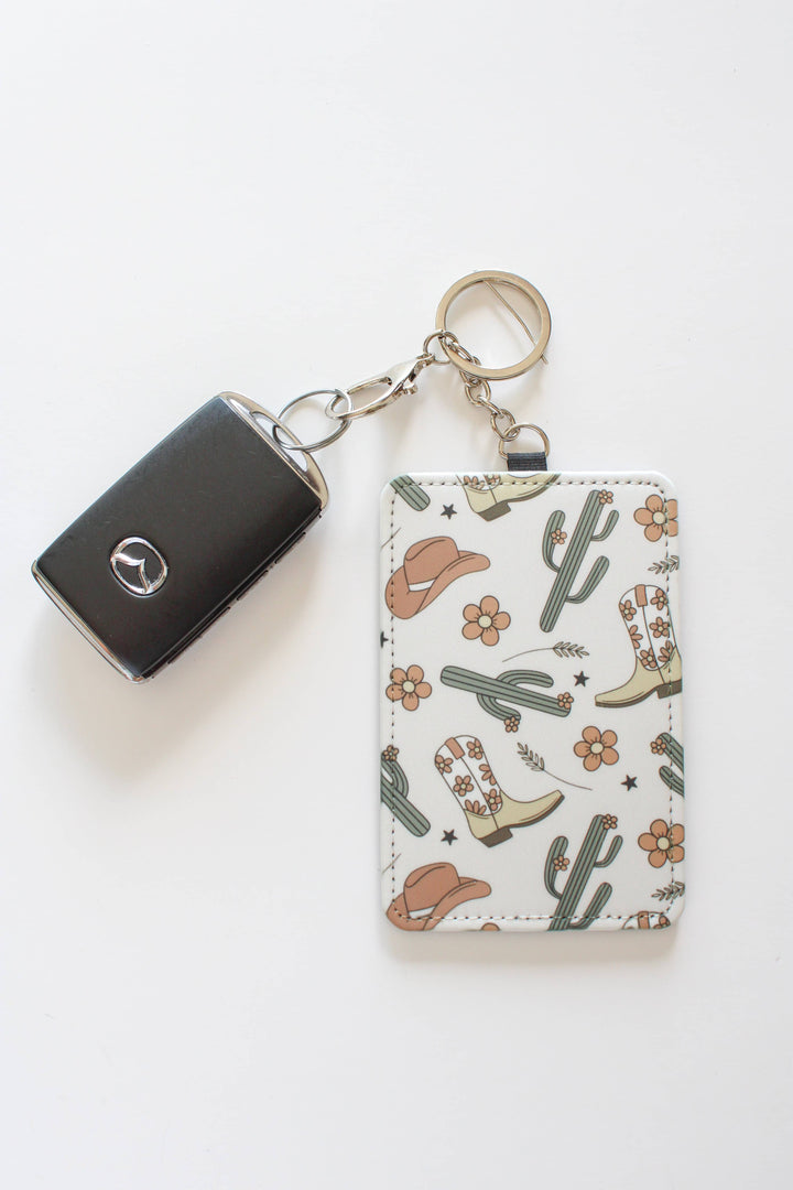 Card Holder with 2 Slots, Compact ID Holder for Work & Trave