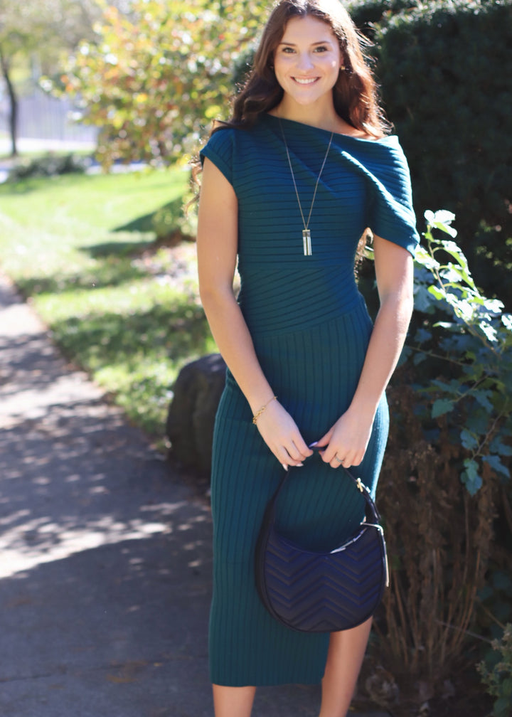 CLEARANCE FINAL SALE Envy Off the Shoulder Dress