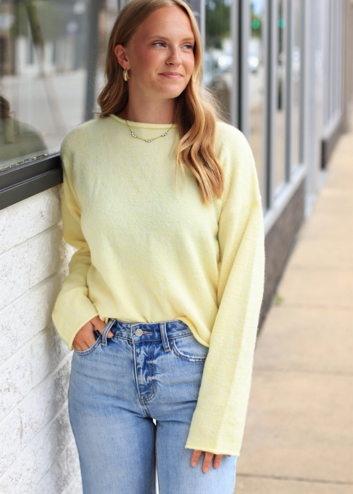 The Winnie Pullover Sweater in Butter