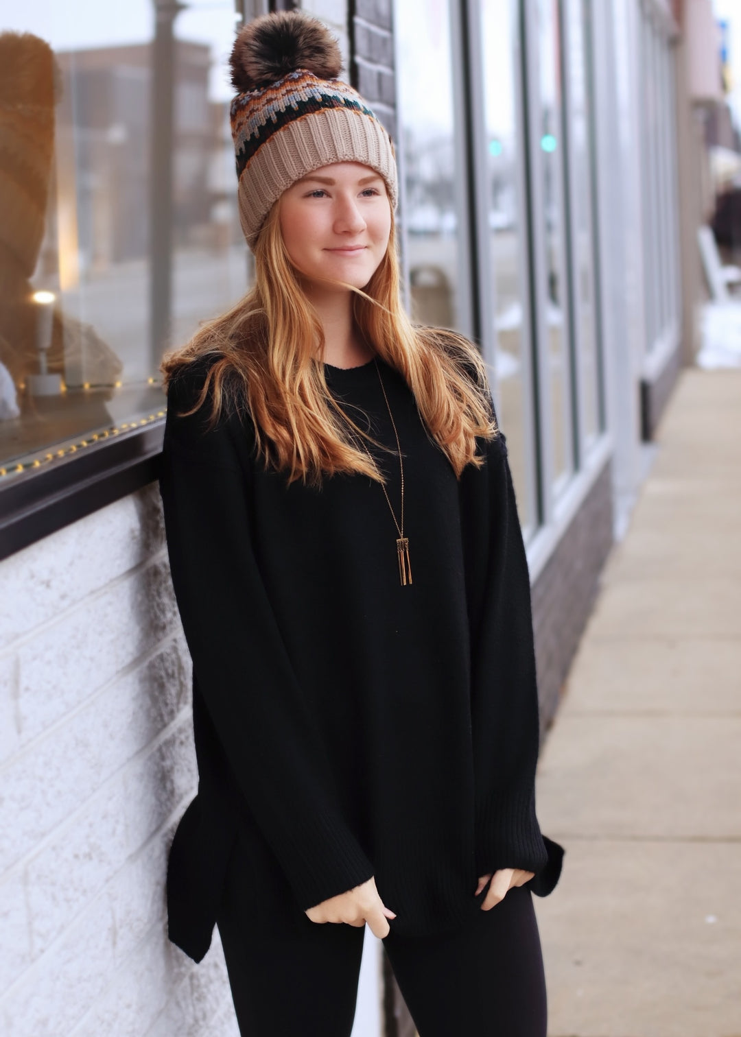 CLEARANCE FINAL SALE Golden Drape Necklace (14K)