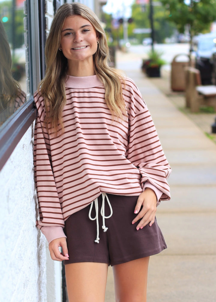 Strawberry Mocha Pullover