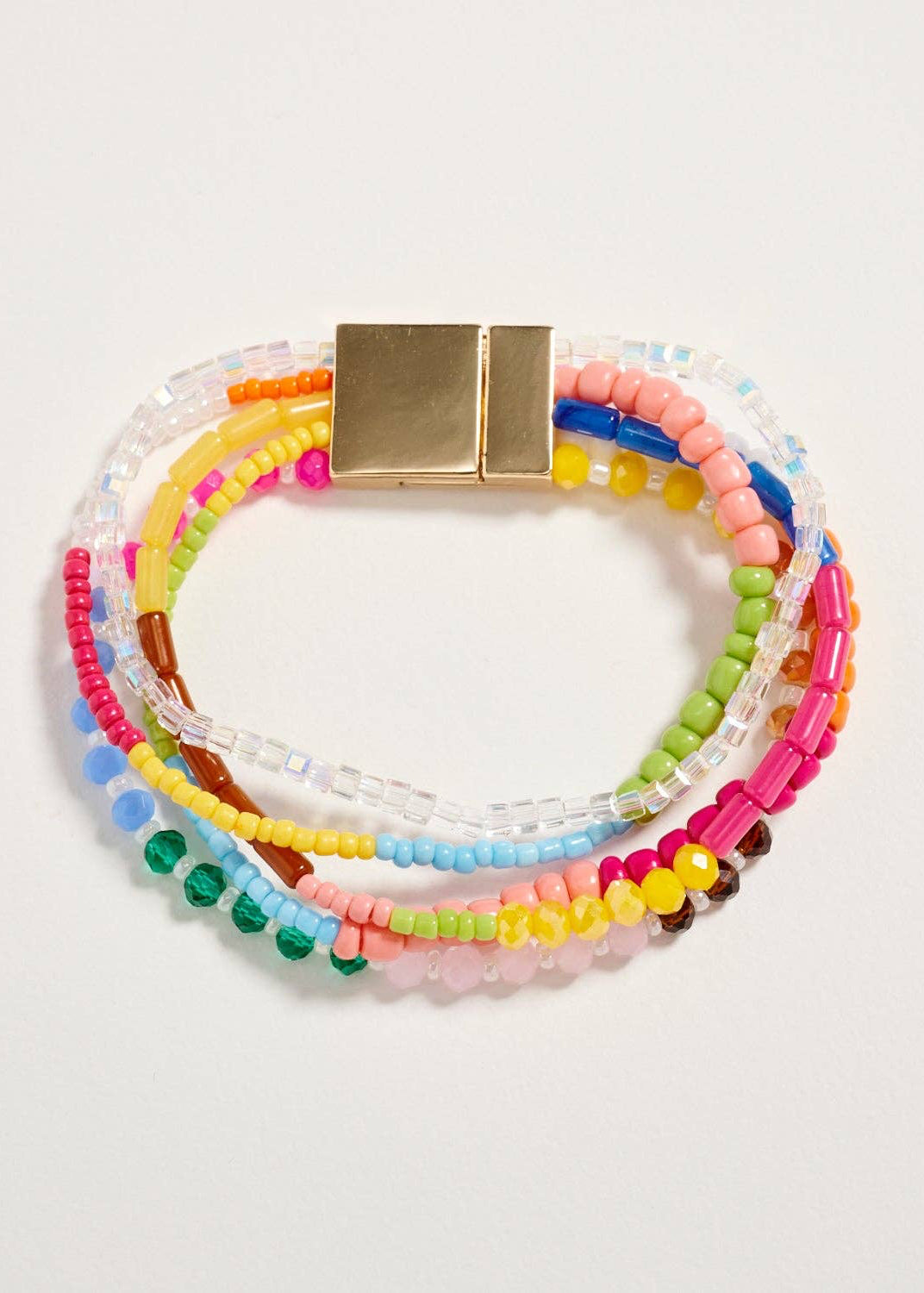Boho Stack Stretch Bracelet in Multi