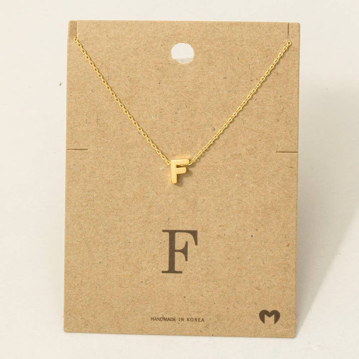 Initial Pendant Necklace