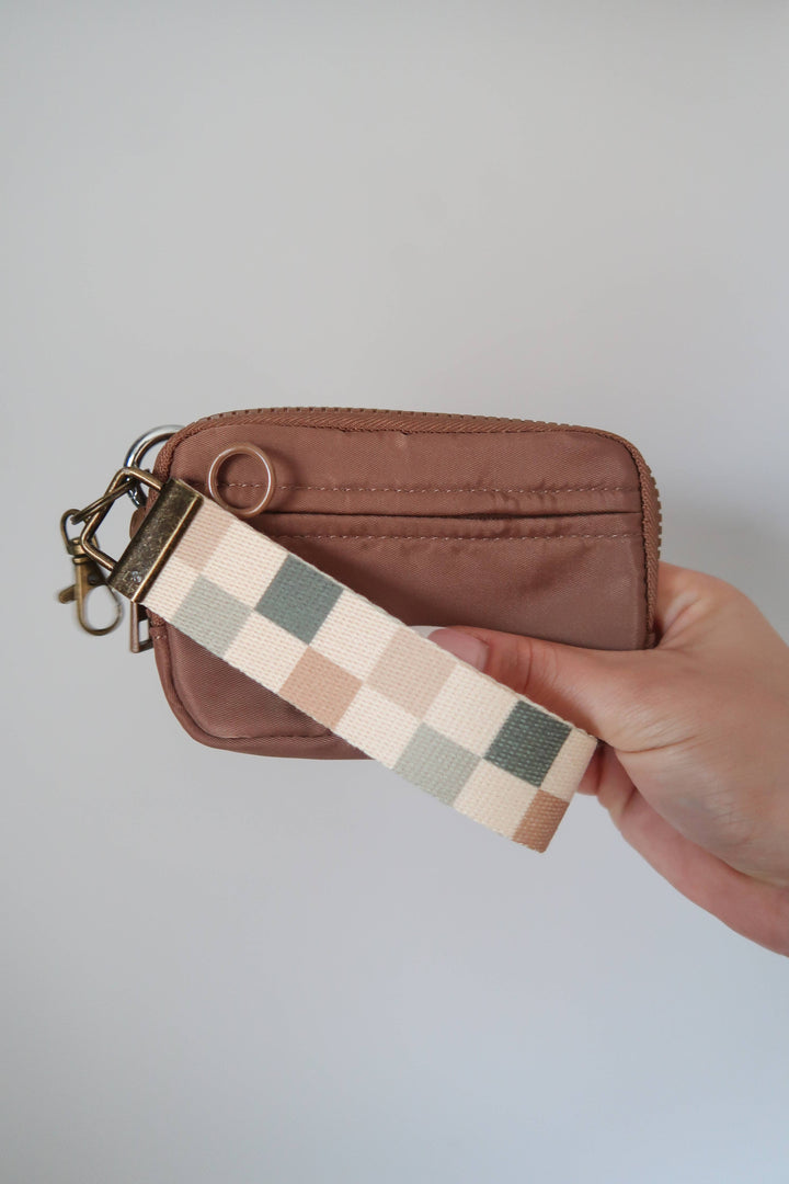 Canvas Wrist Keychain Lanyard, Key Wristlet