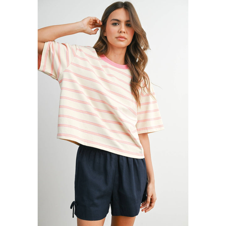 The Cape Cod Striped Boxy Tee