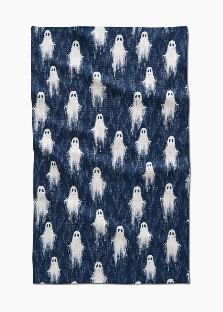 Ghosting Around Tea Towel