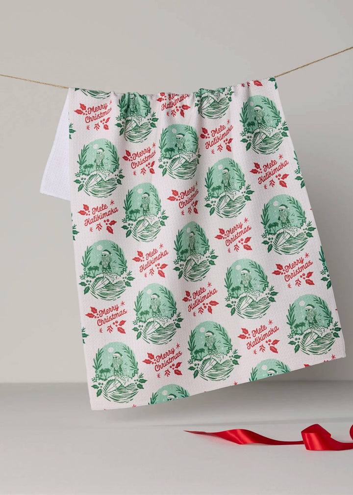 Tropical Tidings Tea Towel - Holiday 2026