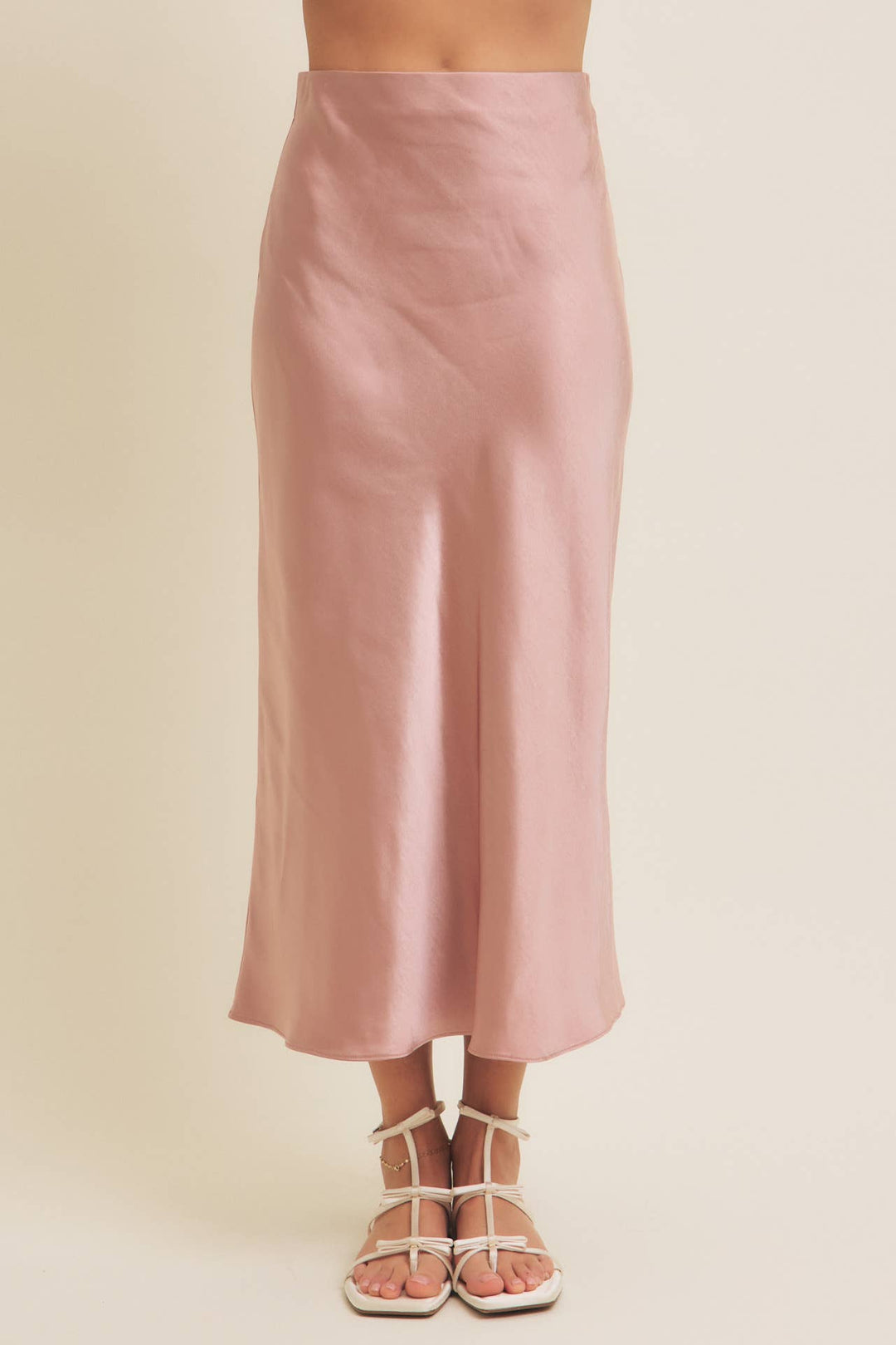 Moonlit Satin Maxi Skirt
