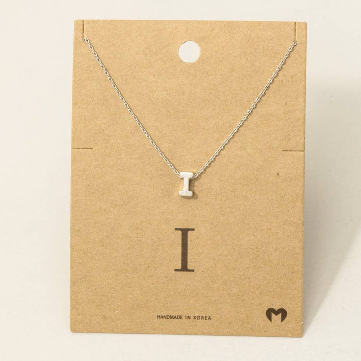 Initial Pendant Necklace