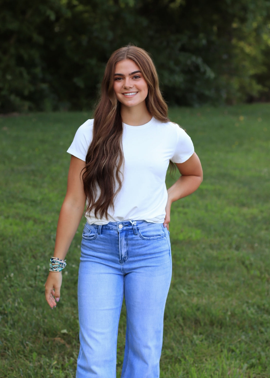 The Cloud Bamboo Tee in White