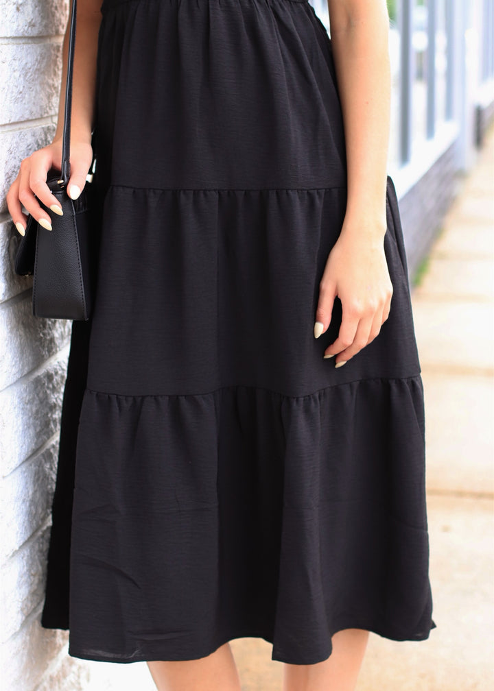 The Drift Dress Flutter Sleeve Maxi