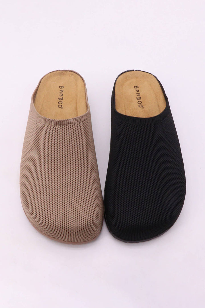 The Rowan Knit Clog in Oatmeal