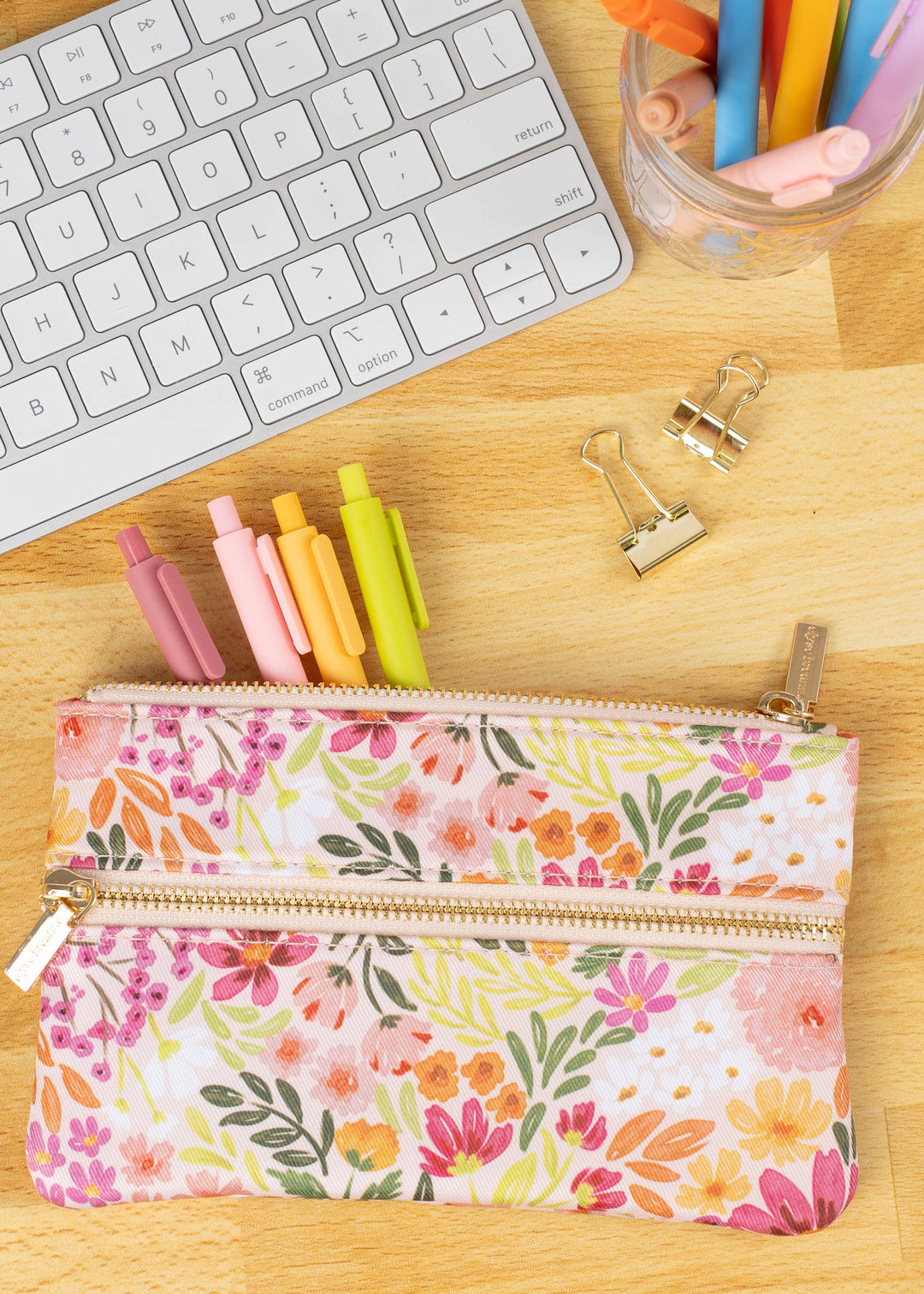 Floral Pencil Pouch