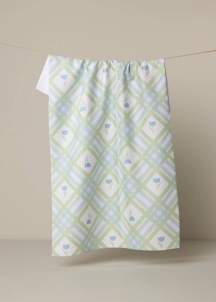 Tulip Lattice Tea Towel