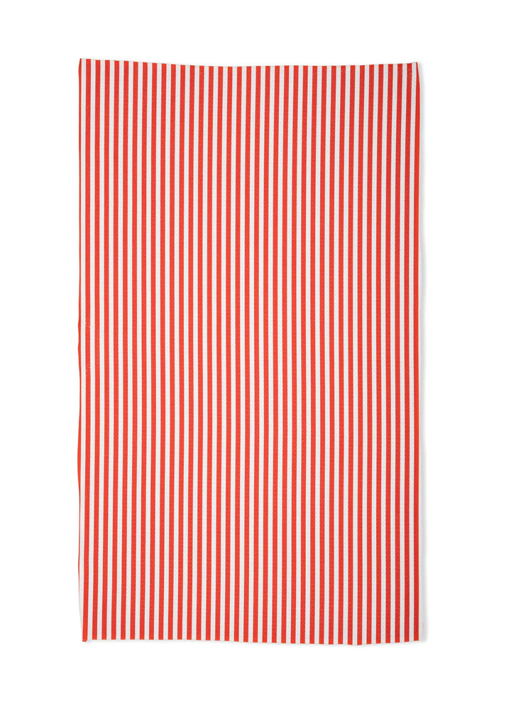 Summer Stripe Red Tea Towel