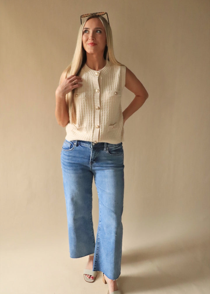 Natural  Gold Charm  Vest