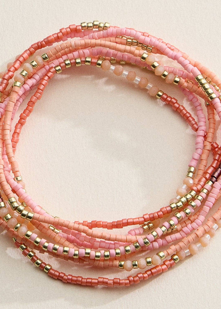 Seed Bead Stretch Bracelet Set | Stackable Bracelets