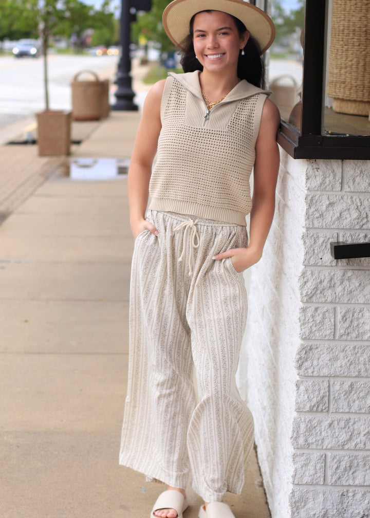 The Gentle Breeze Floral Wide-Leg Pant