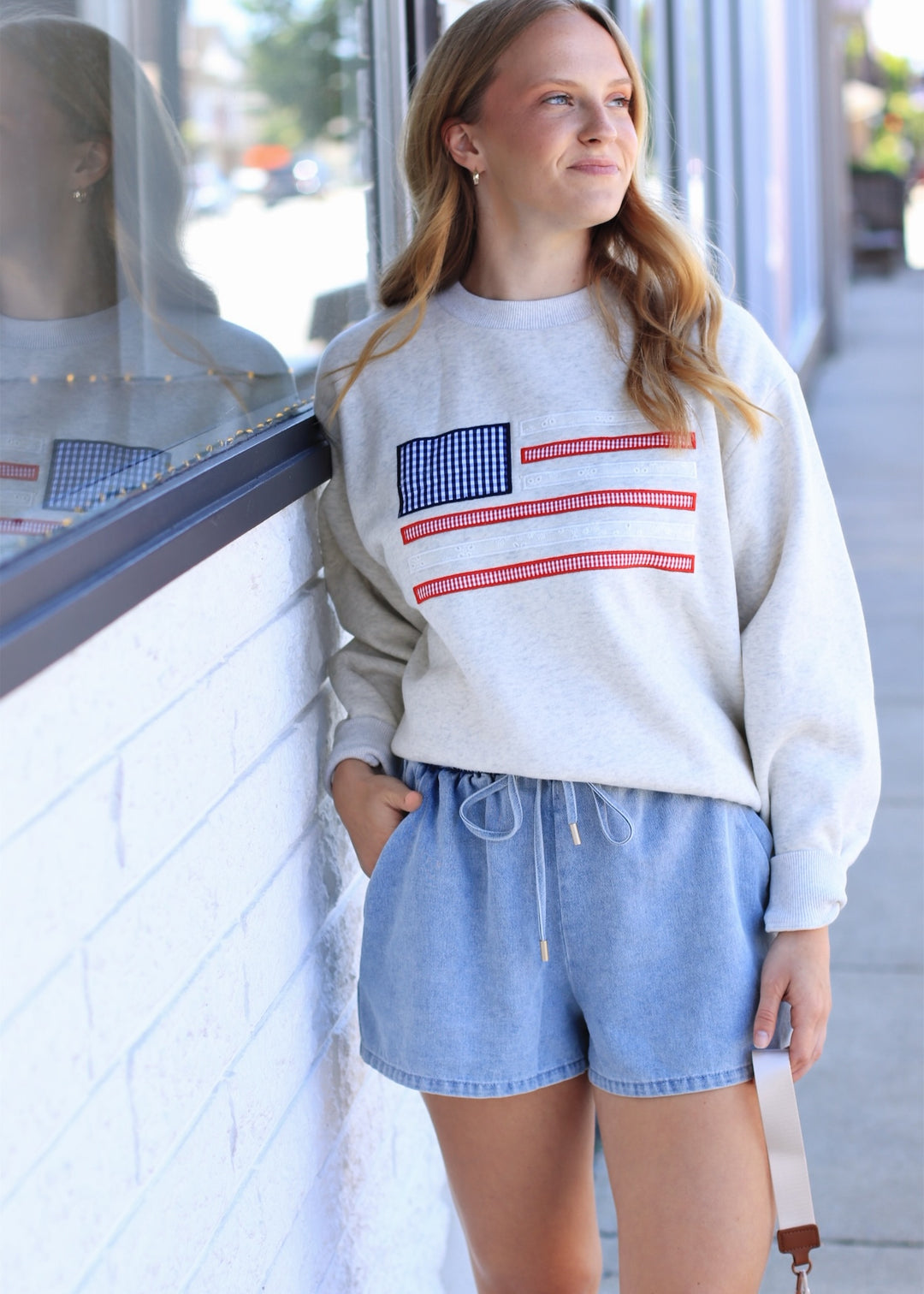 USA Applique Sweatshirt