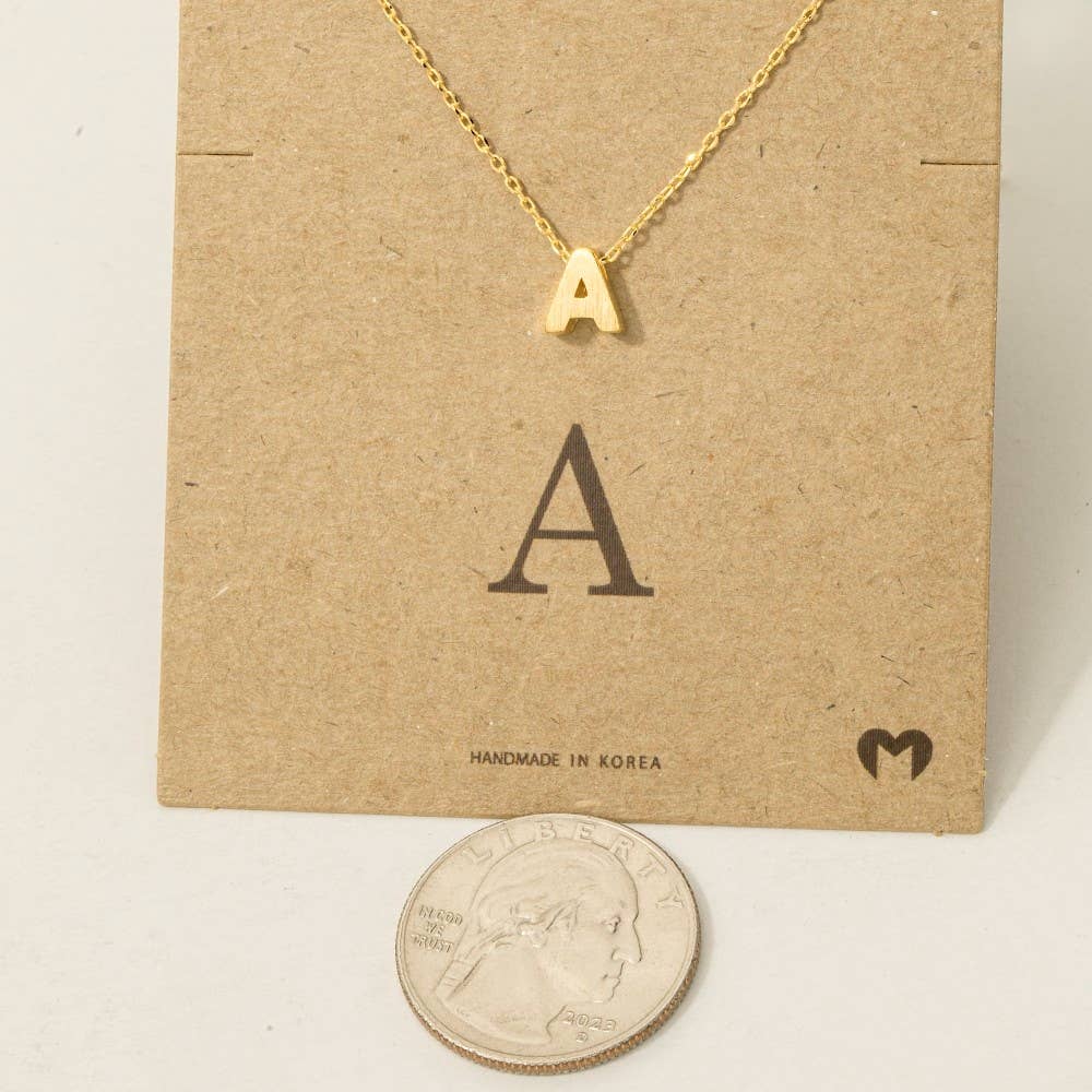 Initial Pendant Necklace