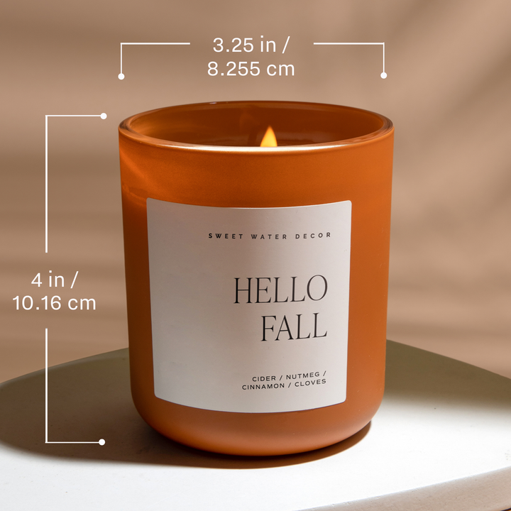 Pumpkin Pie 15 oz Soy Candle - Fall Decor & Gifts